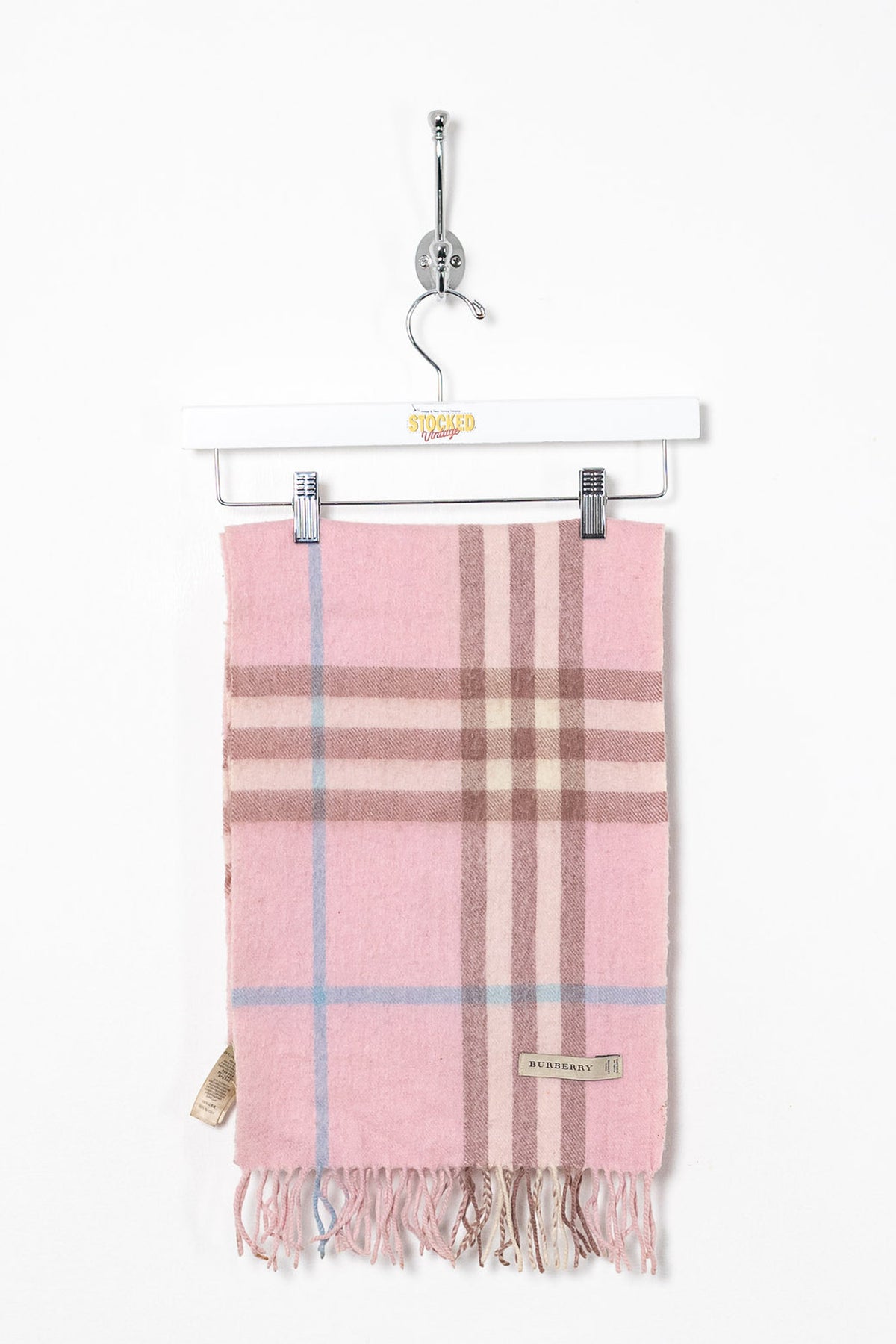 00s Burberry Nova Check Cashmere Scarf
