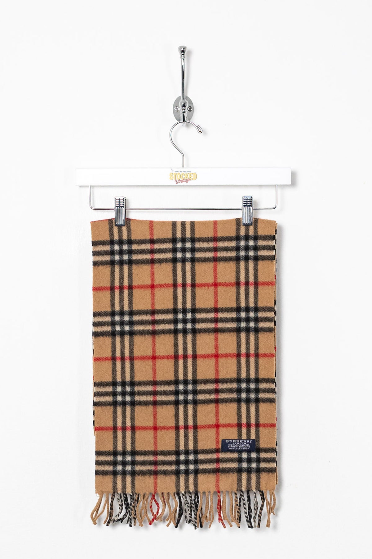 00s Burberry Nova Check Lambswool Scarf