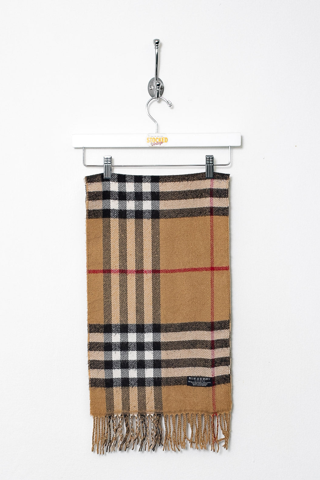 00s Burberry Nova Check Cashmere Scarf