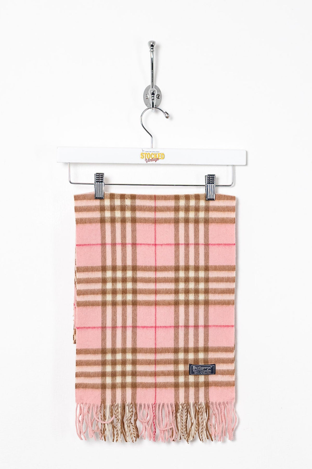 00s Burberry Nova Check Cashmere Scarf