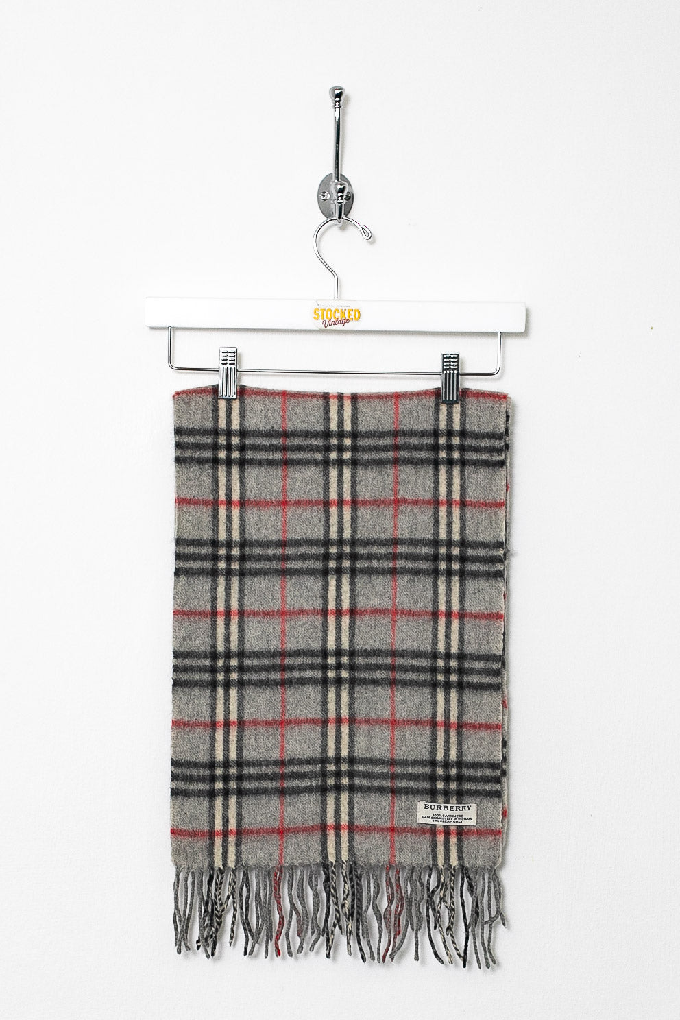 00s Burberry Nova Check Cashmere Scarf
