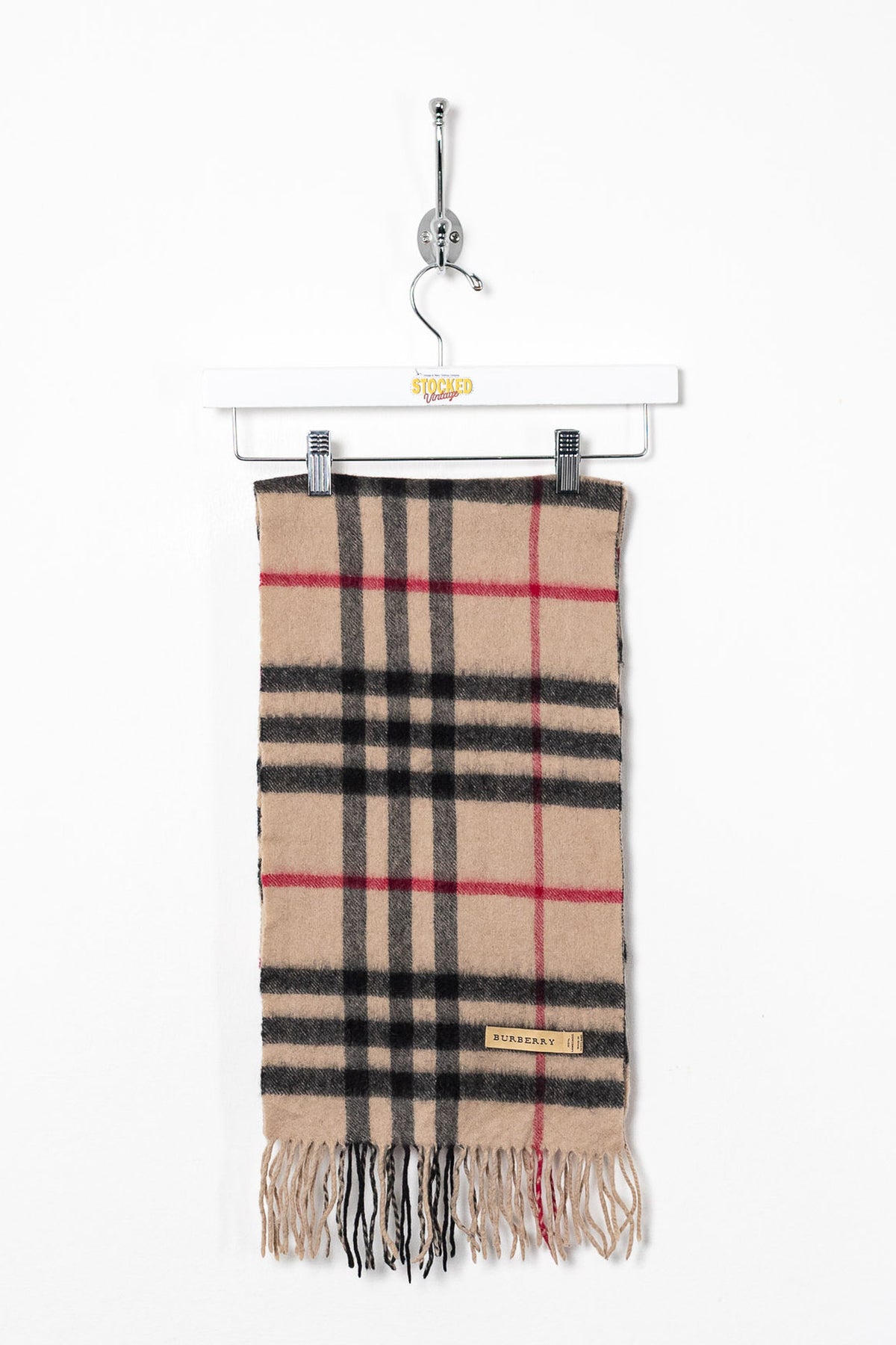 00s Burberry Nova Check Lambswool Scarf