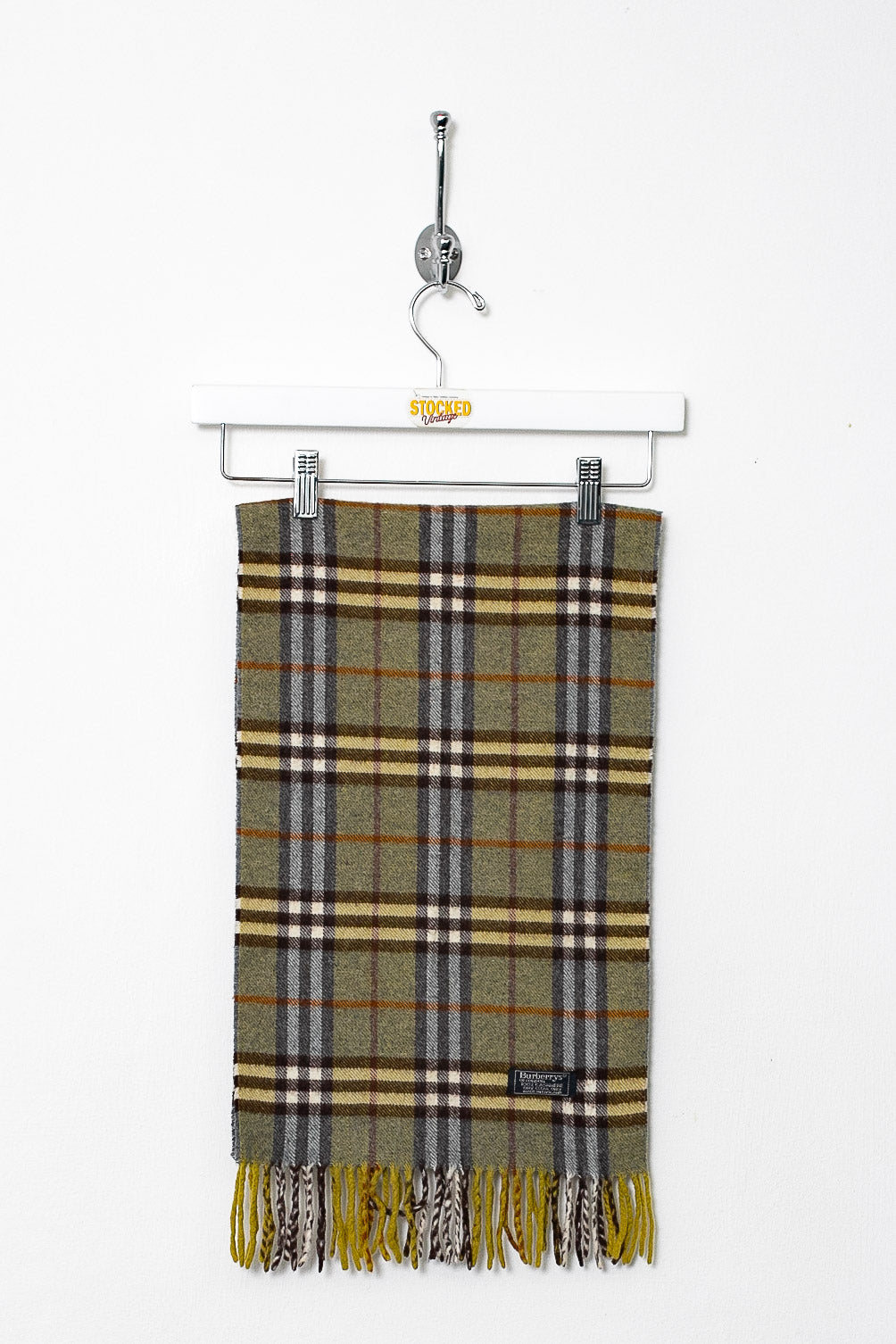00s Burberry Nova Check Cashmere Scarf