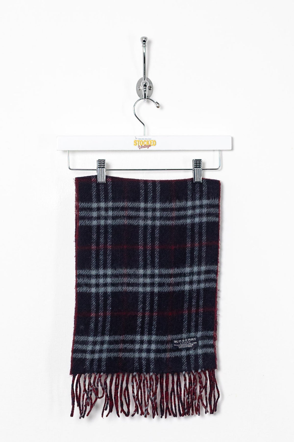 00s Burberry Nova Check Cashmere Scarf
