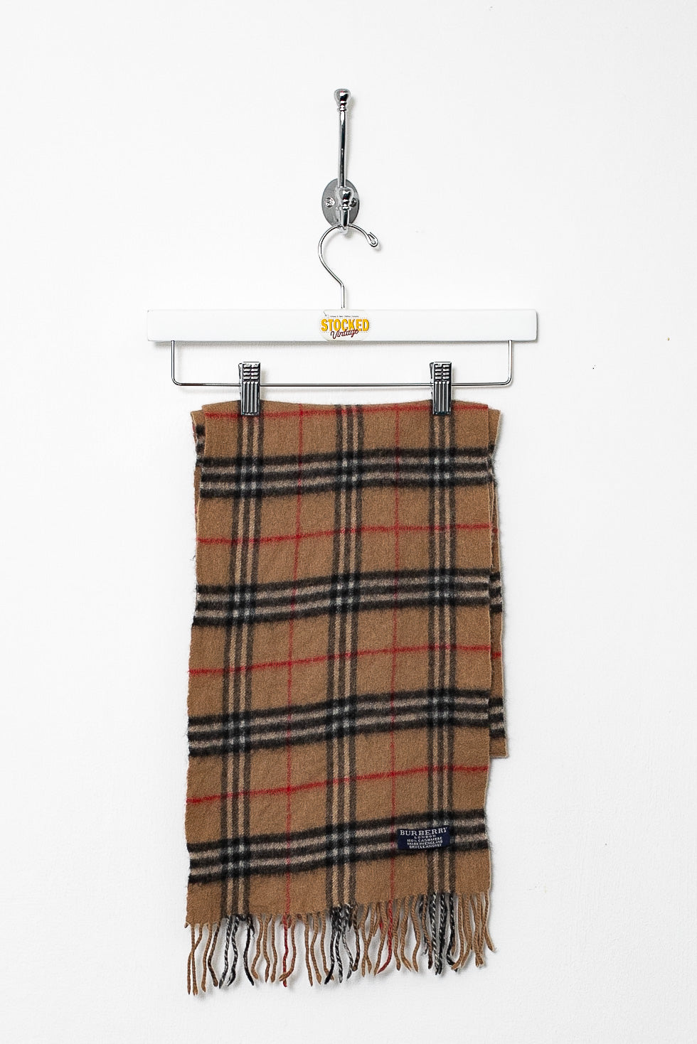 00s Burberry Nova Check Cashmere Scarf
