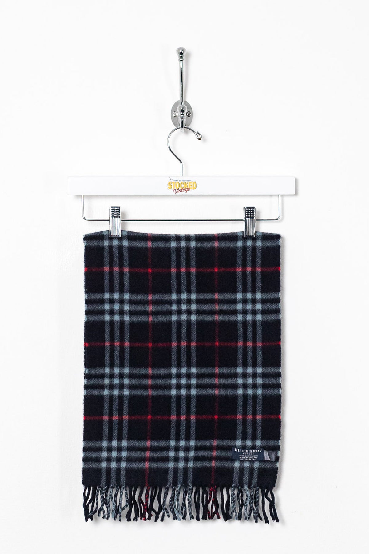 00s Burberry Nova Check Cashmere Scarf