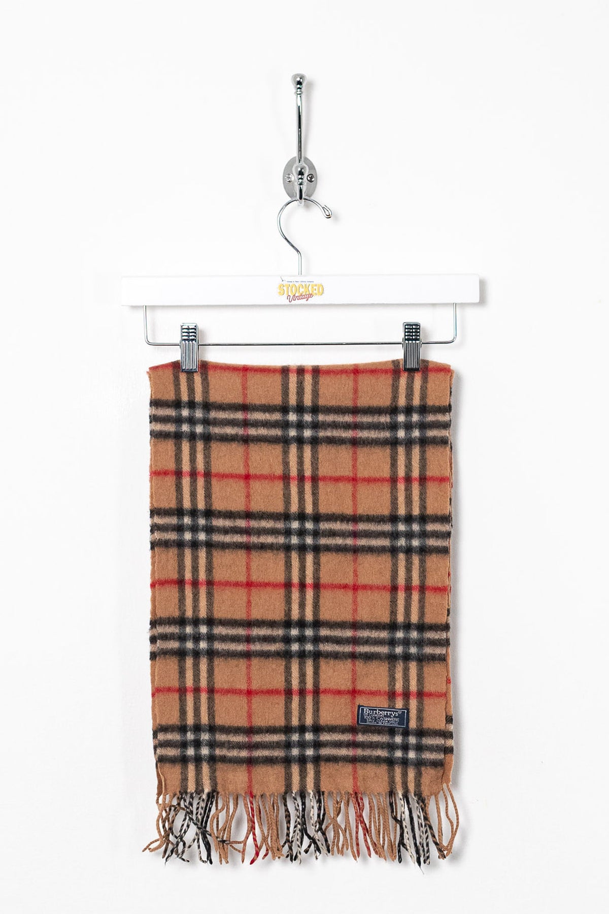 00s Burberry Nova Check Cashmere Scarf