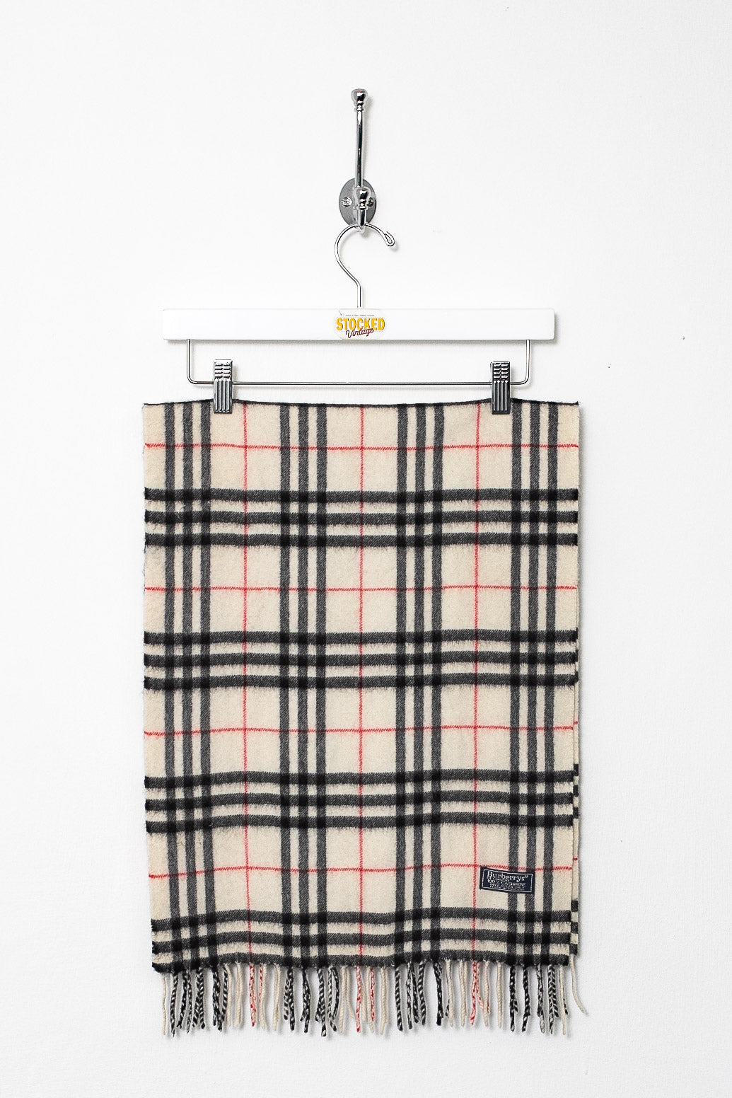 00s Burberry Nova Check Cashmere Scarf