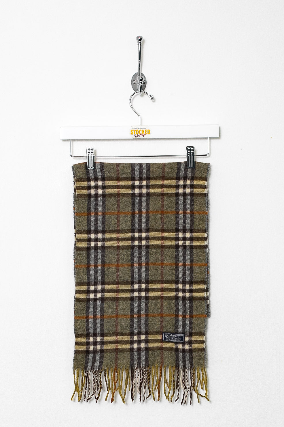 00s Burberry Nova Check Cashmere Scarf