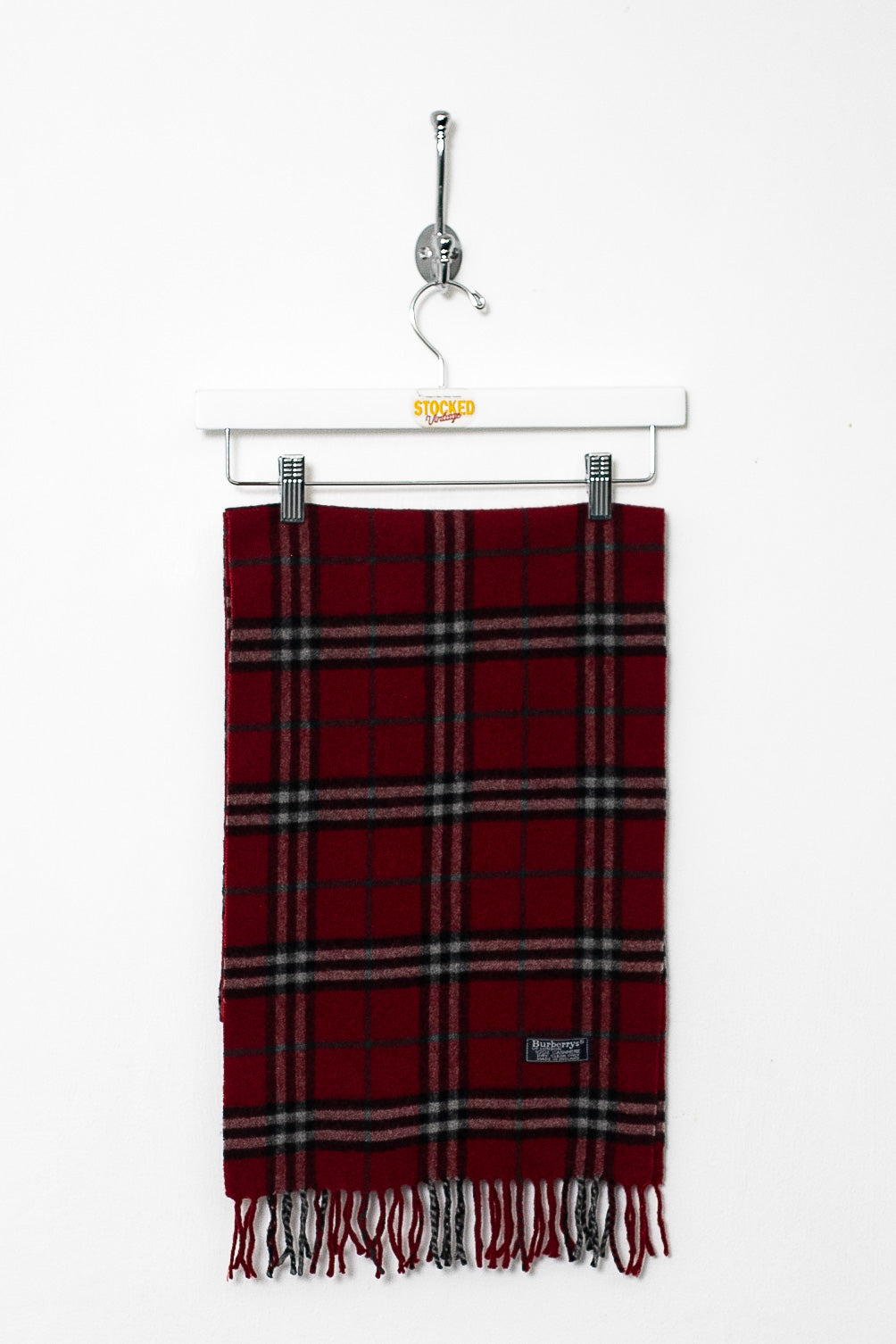 00s Burberry Nova Check Cashmere Scarf