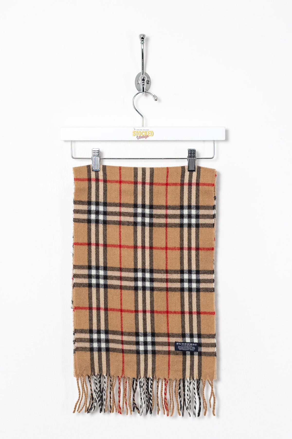 00s Burberry Nova Check Lambswool Scarf