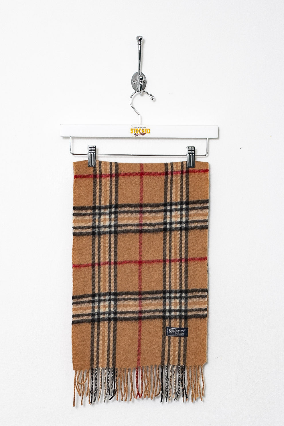 00s Burberry Nova Check Cashmere Scarf
