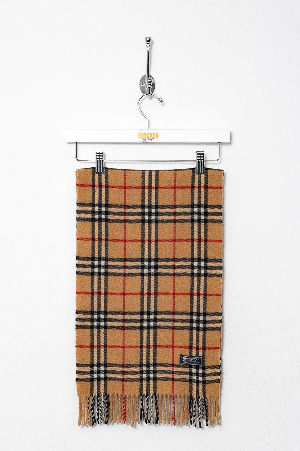 00s Burberry Nova Check Cashmere Scarf