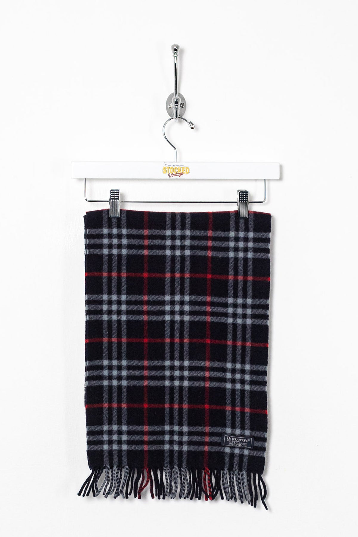 00s Burberry Nova Check Cashmere Scarf