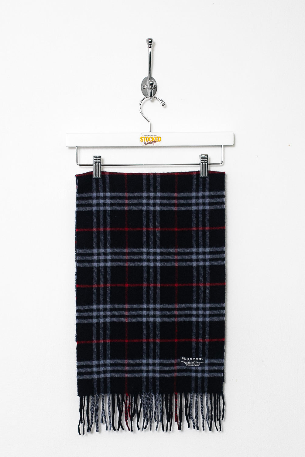00s Burberry Nova Check Cashmere Scarf