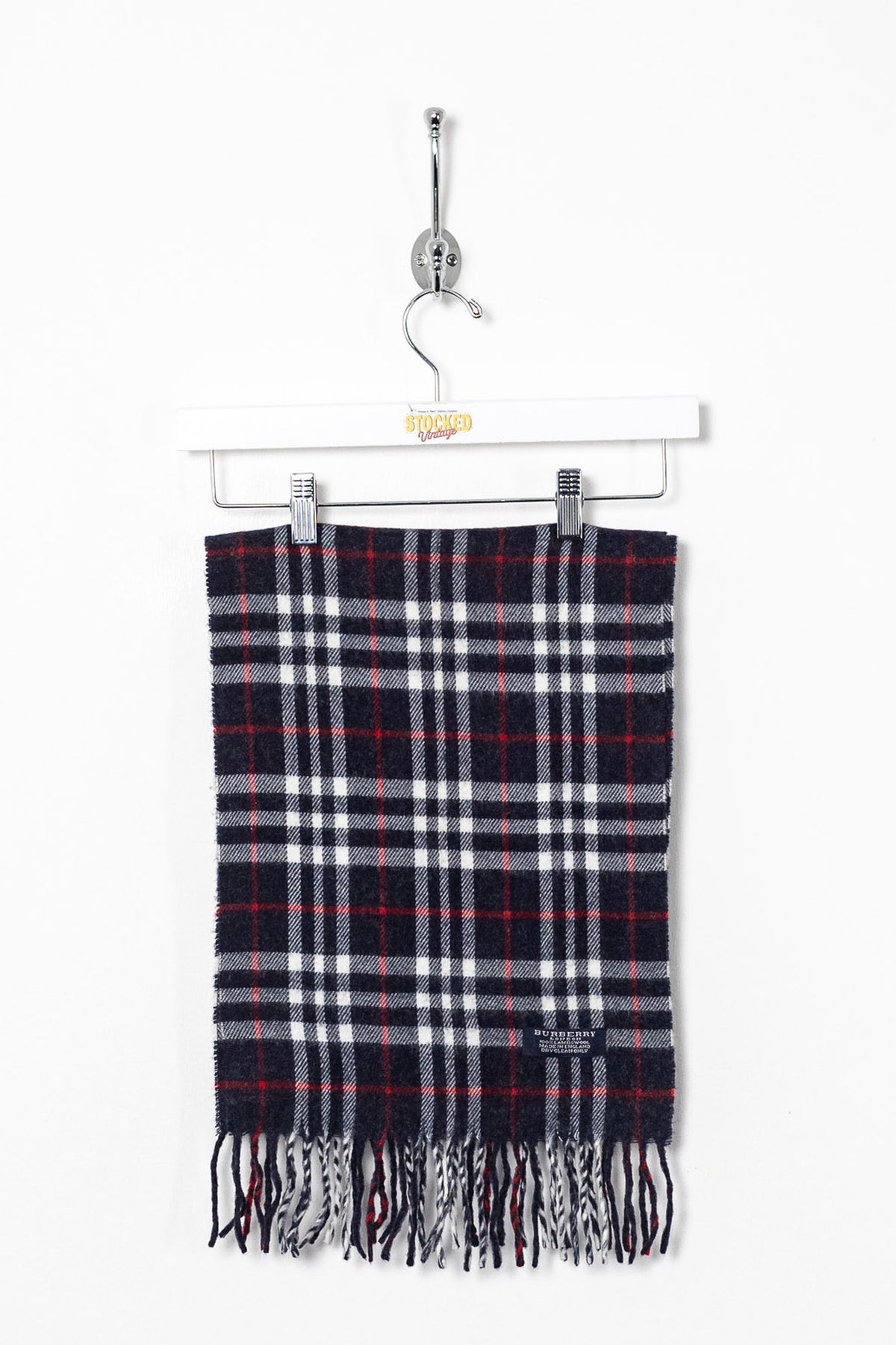 00s Burberry Nova Check Lambswool Scarf
