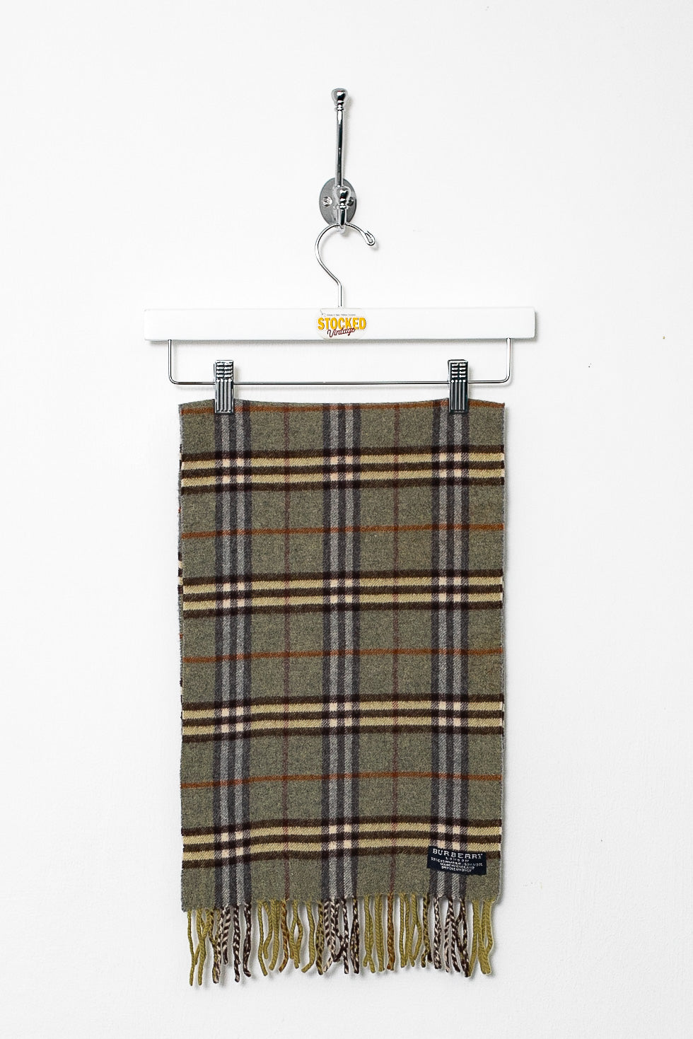 00s Burberry Nova Check Cashmere Scarf