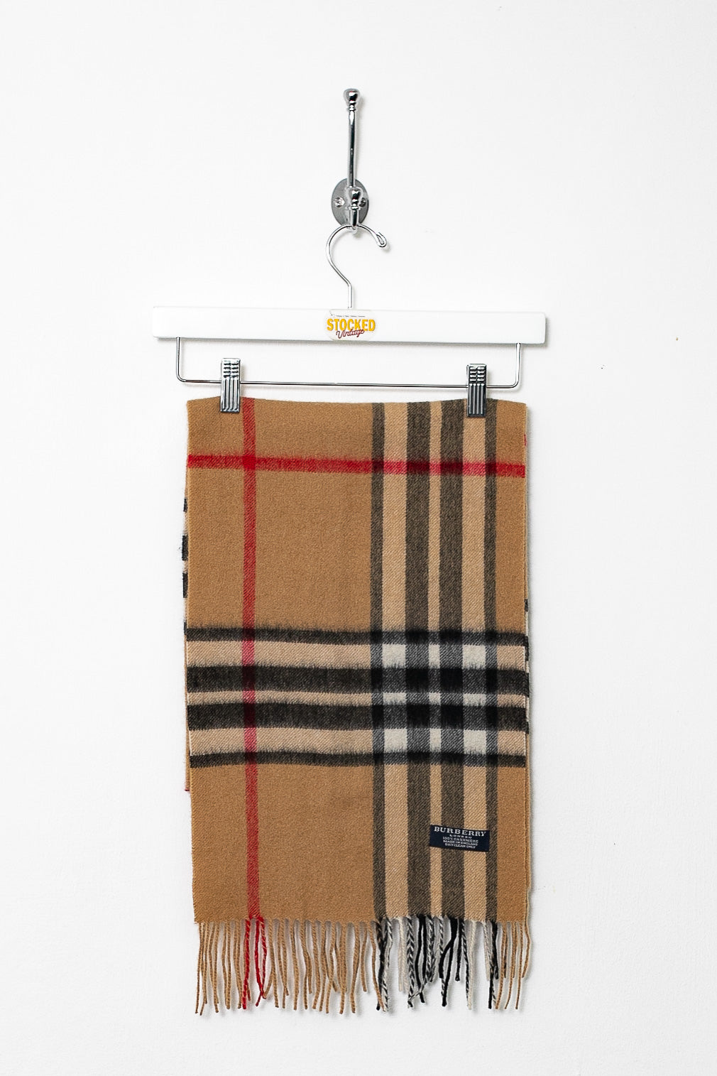 00s Burberry Nova Check Cashmere Scarf