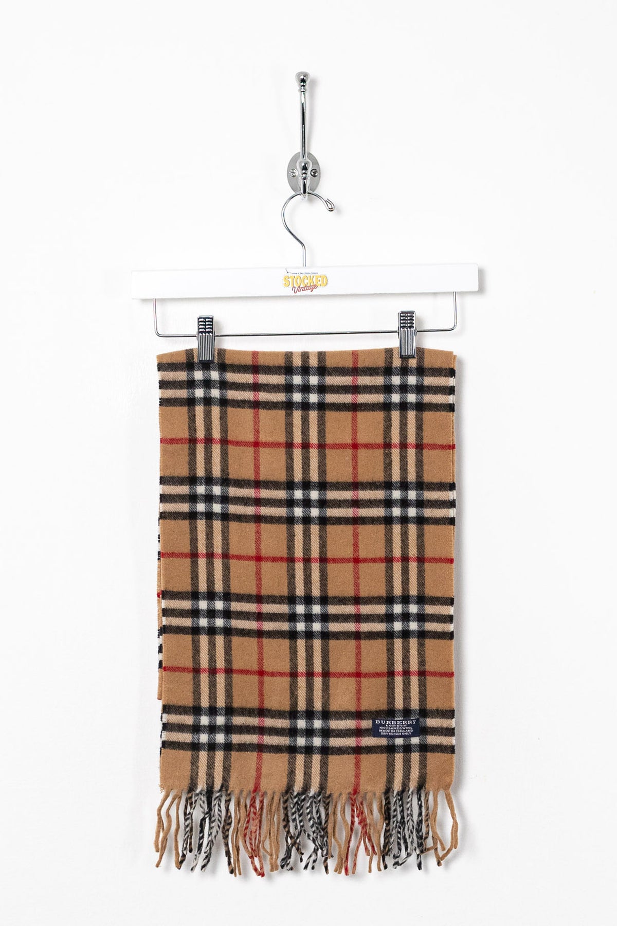 00s Burberry Nova Check Lambswool Scarf