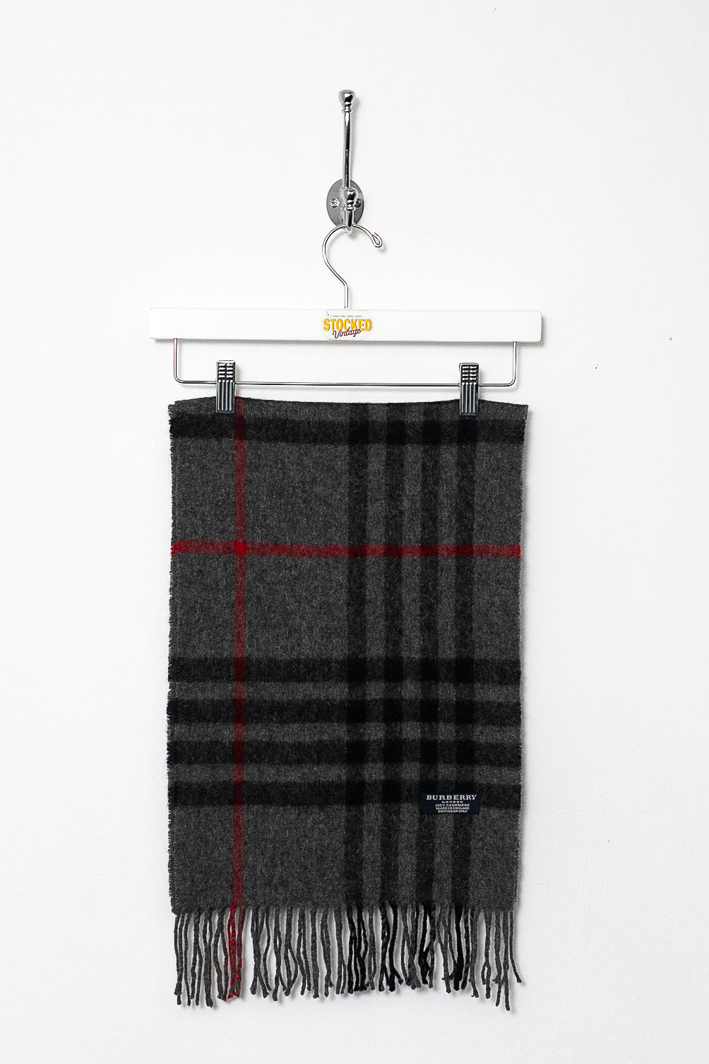 00s Burberry Nova Check Cashmere Scarf