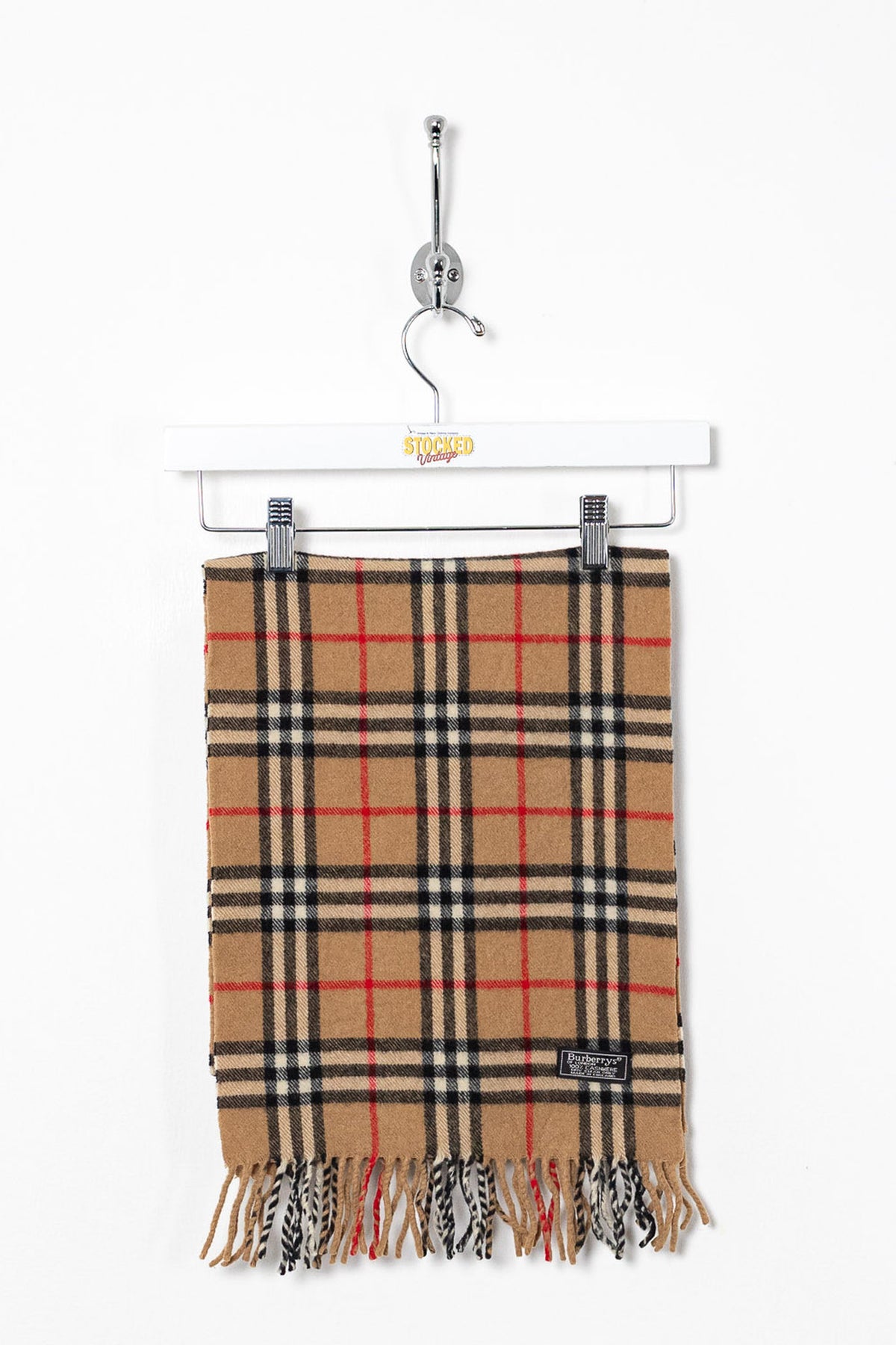 00s Burberry Nova Check Cashmere Scarf
