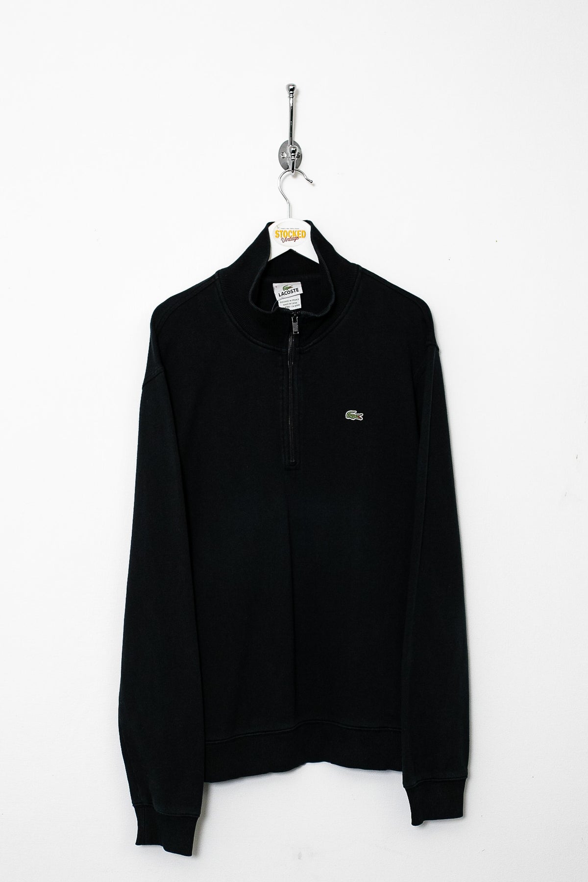 00s Lacoste 1/4 Zip Sweatshirt (M)