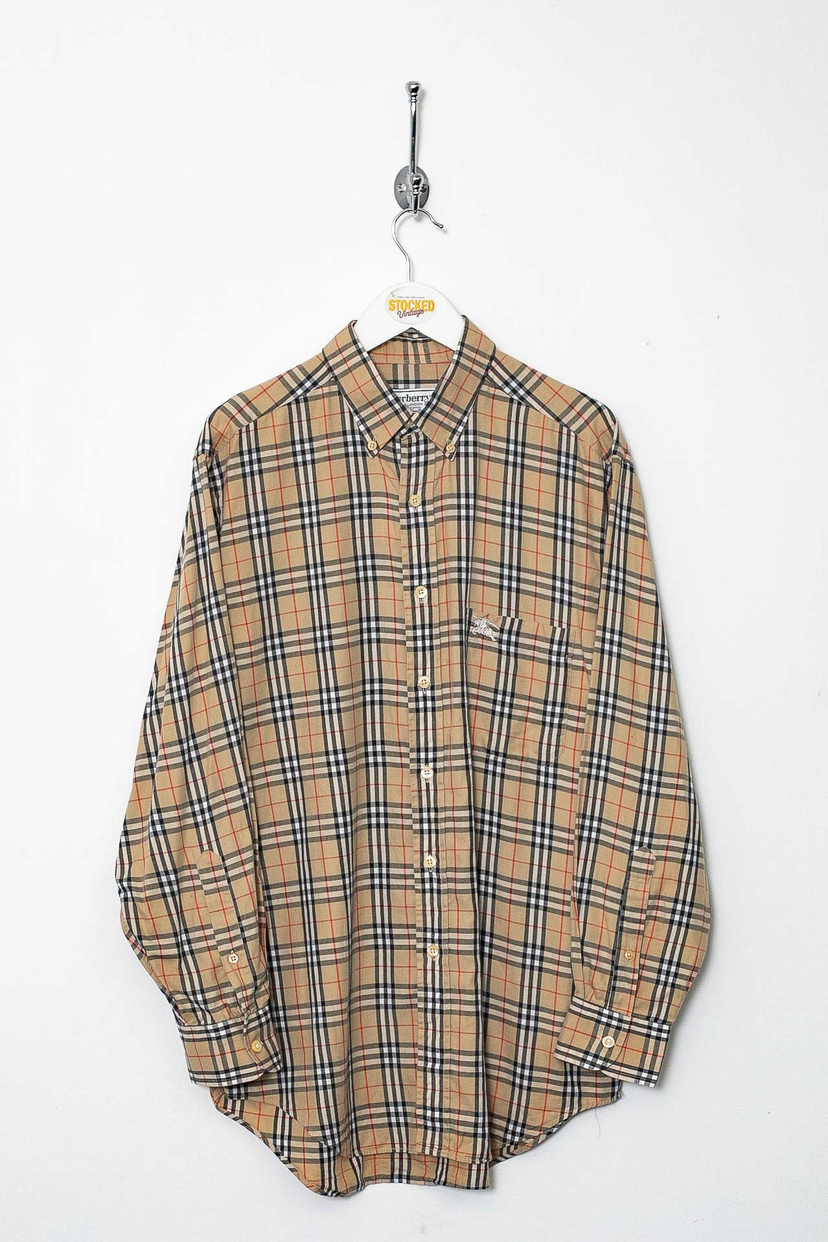 90s Burberry Nova Check Shirt (M)