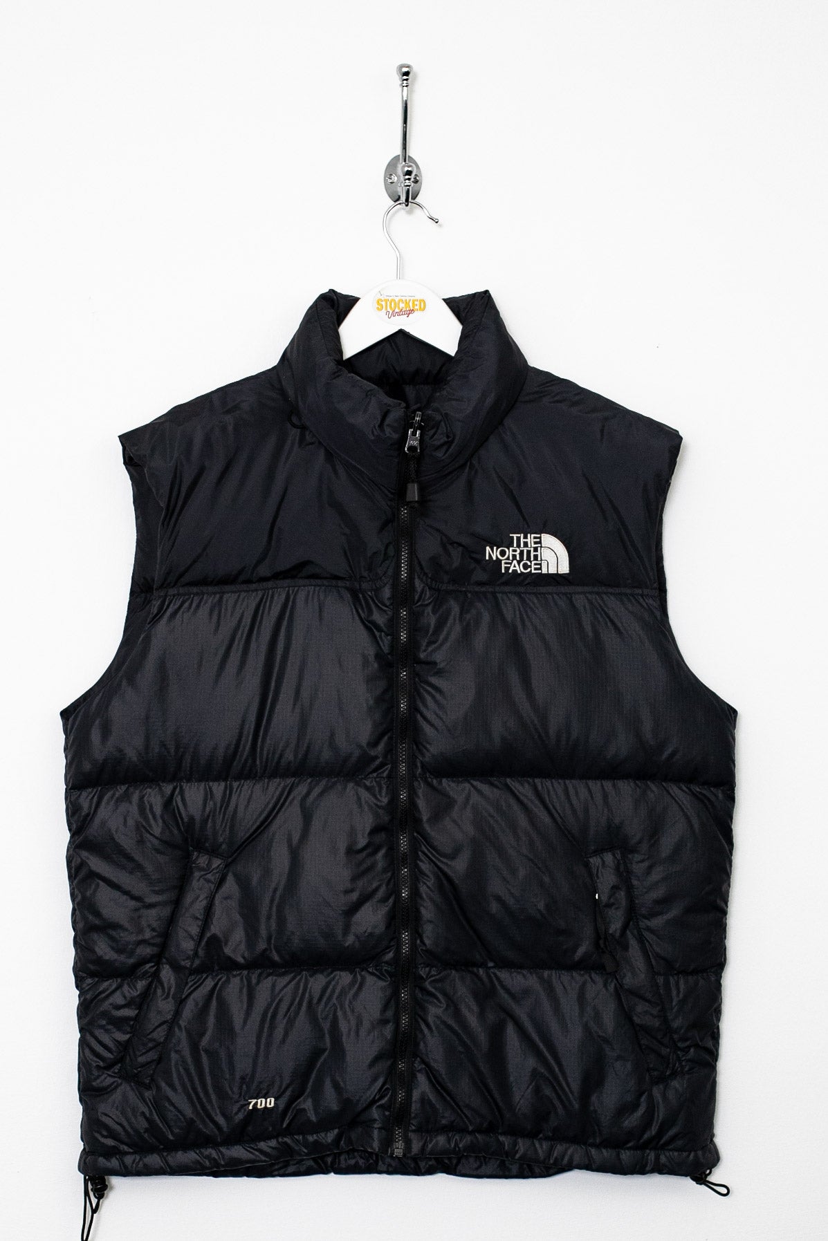 North face best sale nuptse gilet black