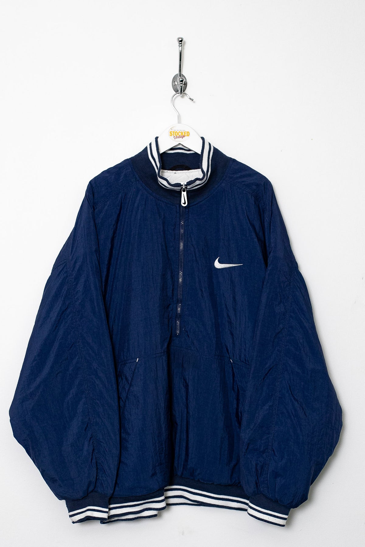 90s Nike 1/4 Zip Padded Coat (XL)
