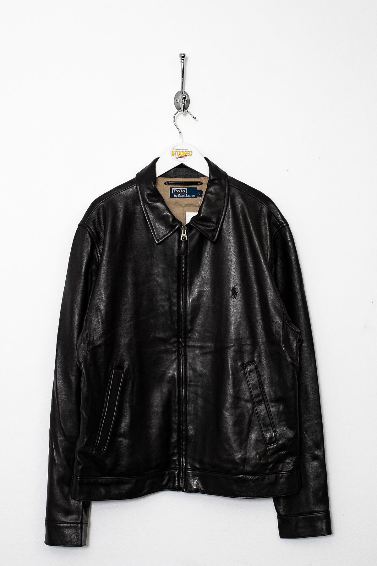 00s Ralph Lauren Leather Jacket (M)
