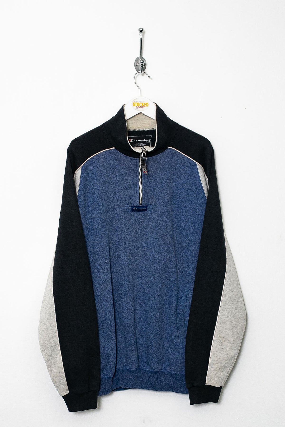 00s Champion 1/4 Zip Sweatshirt (M)