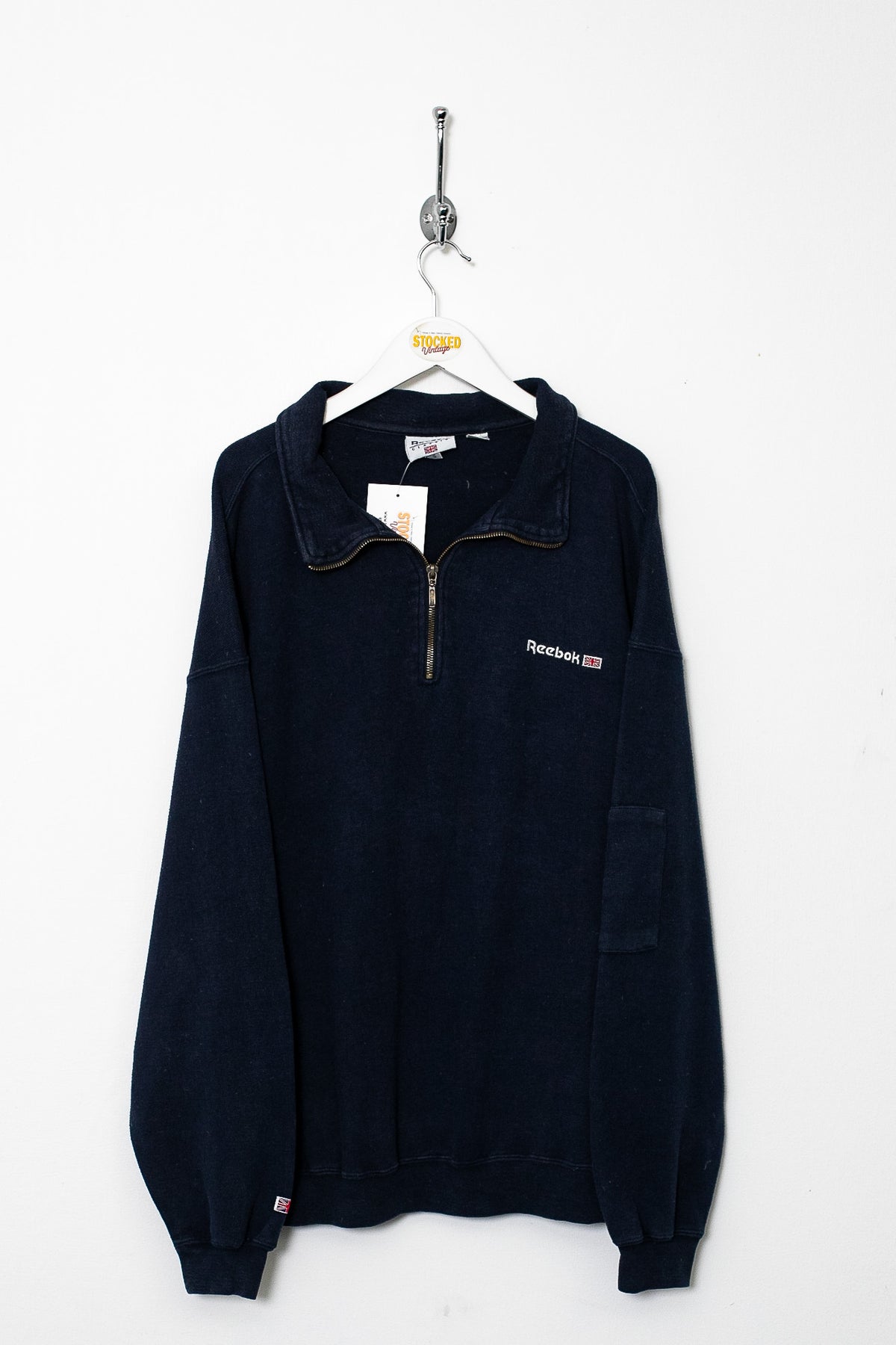 00s Reebok 1/4 Zip Sweatshirt (M)