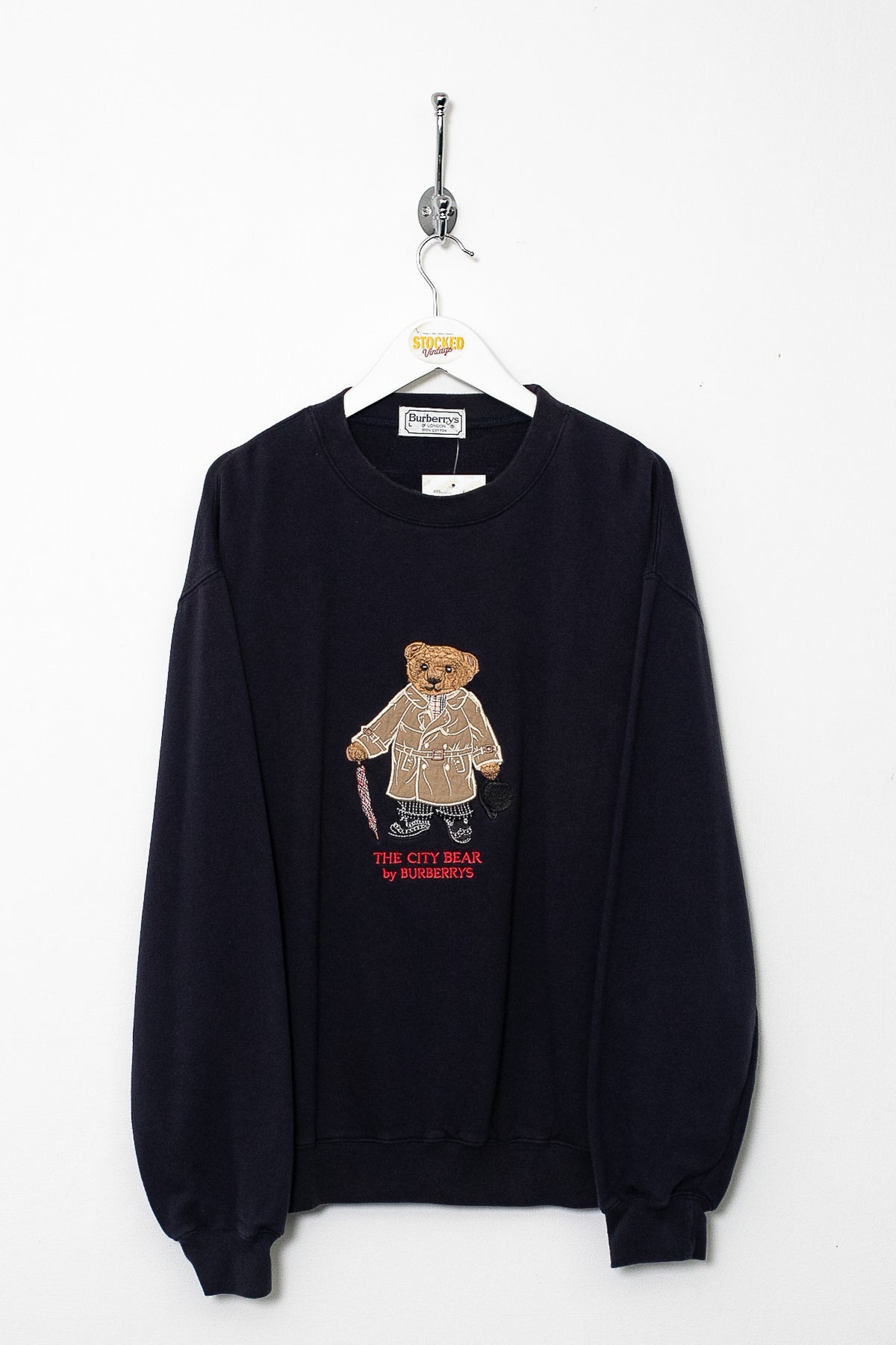90s Burberry Bear Sweatshirt (L)