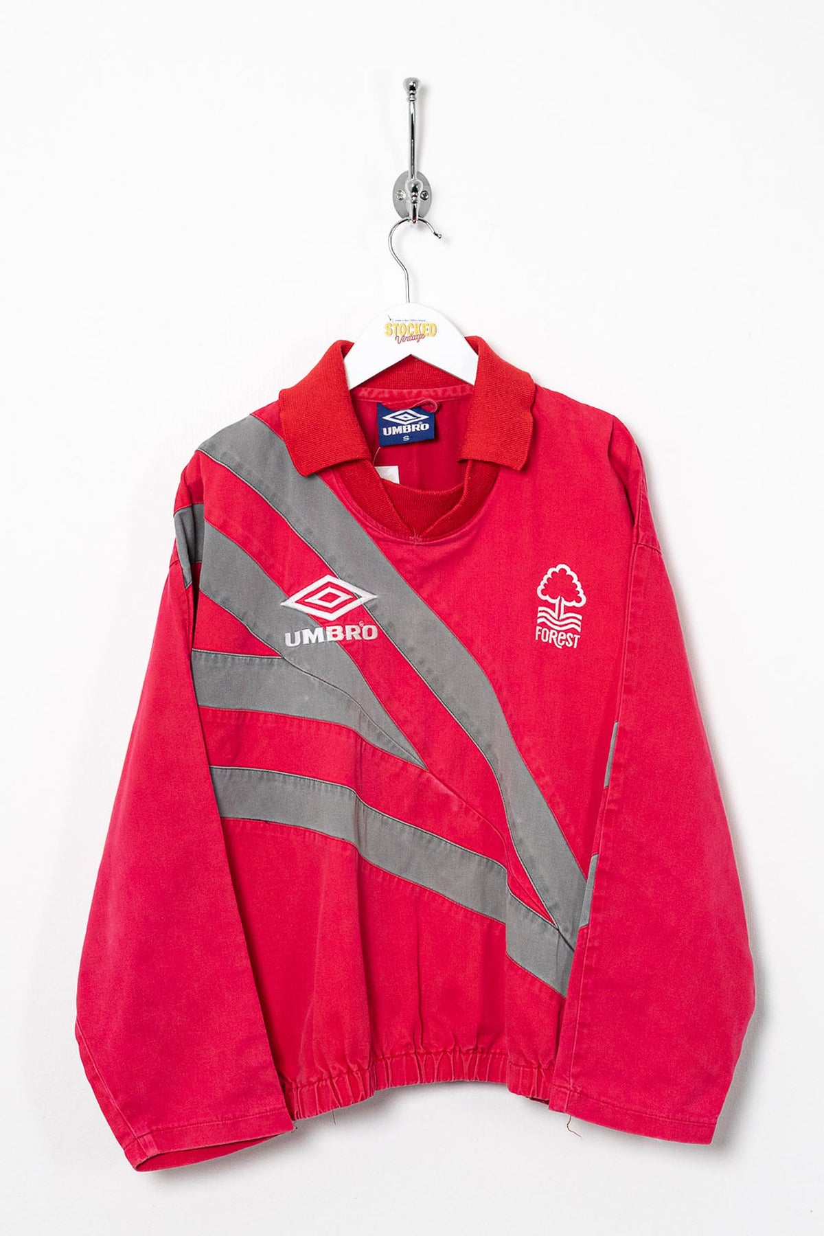 90s Umbro Nottingham Forest Drill Pullover (S)