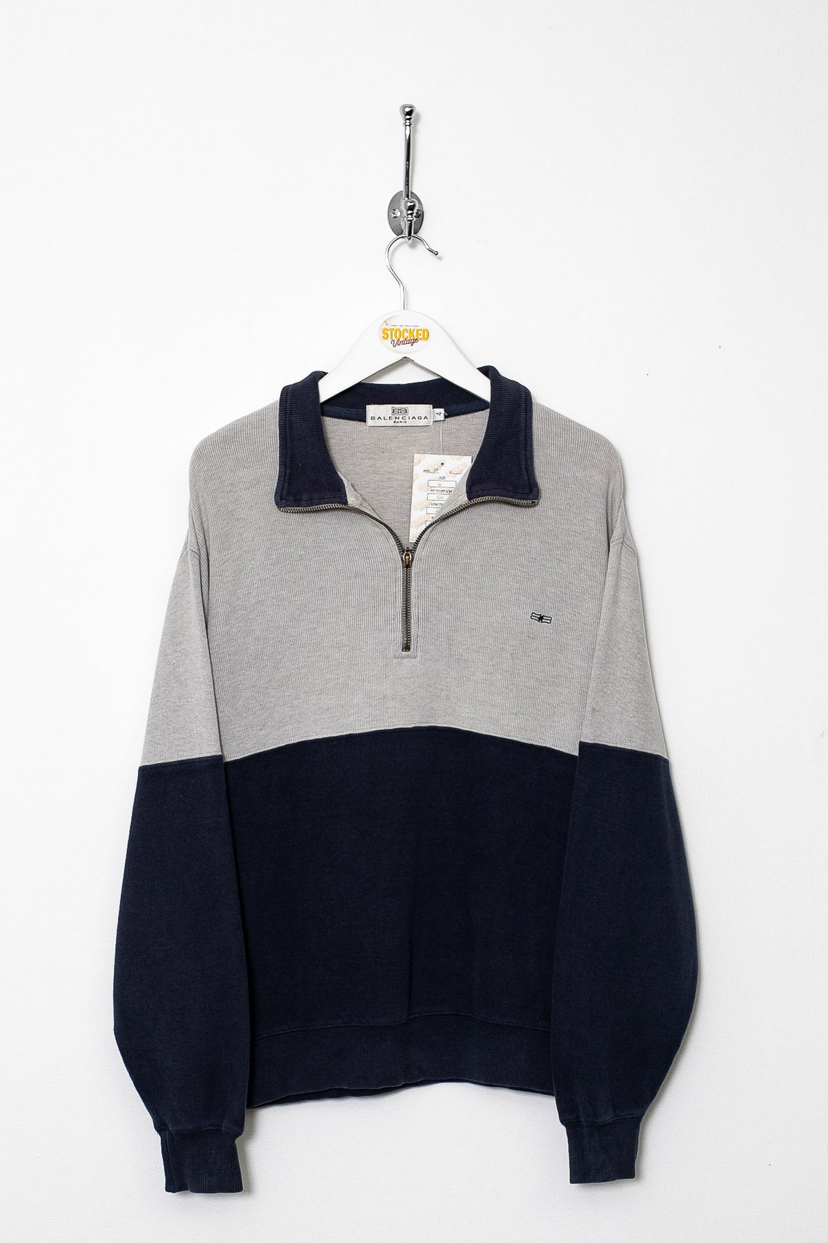 00s Balenciaga 1/4 Zip Sweatshirt (M)