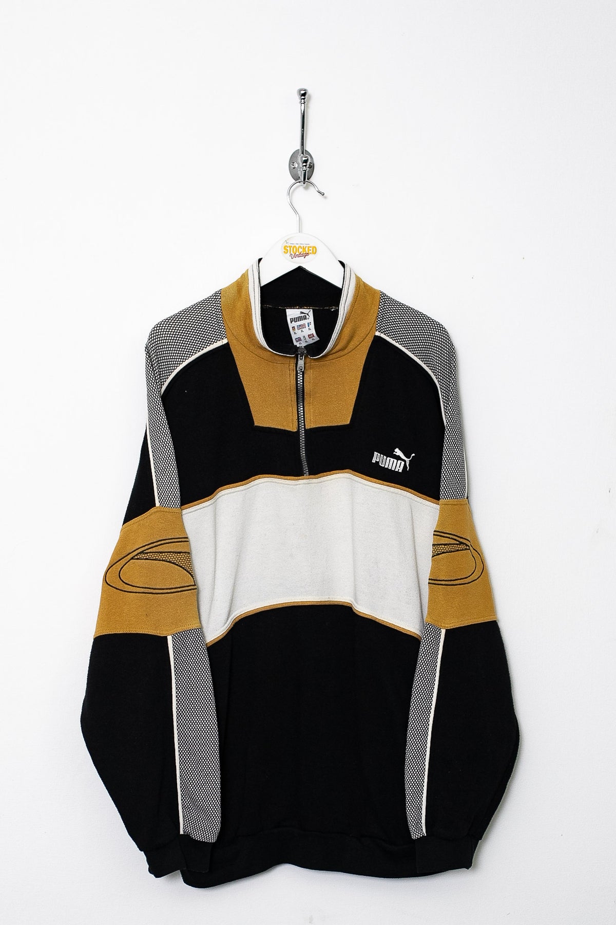 90s Puma 1/4 Zip Sweatshirt (XL)