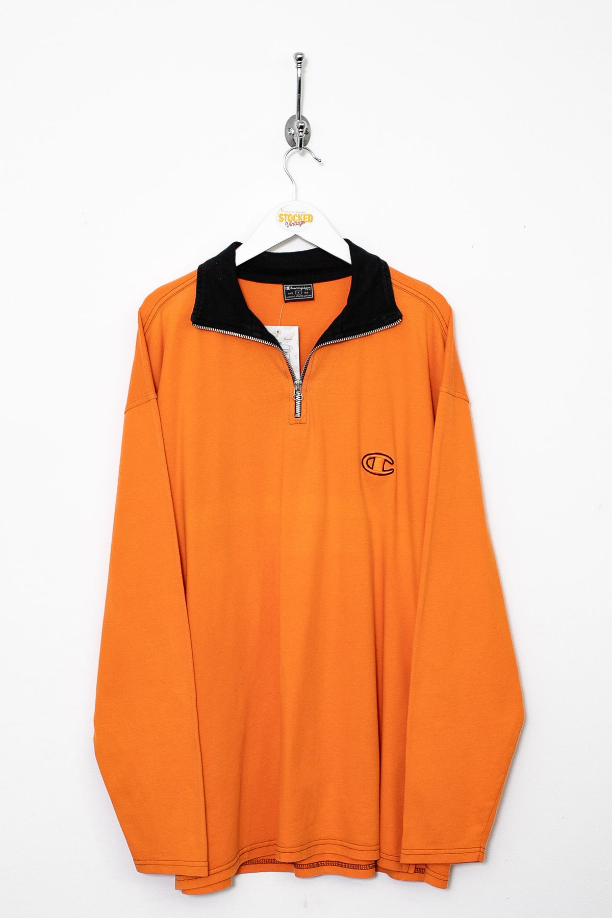 00s Champion 1/4 Zip Sweatshirt (L)