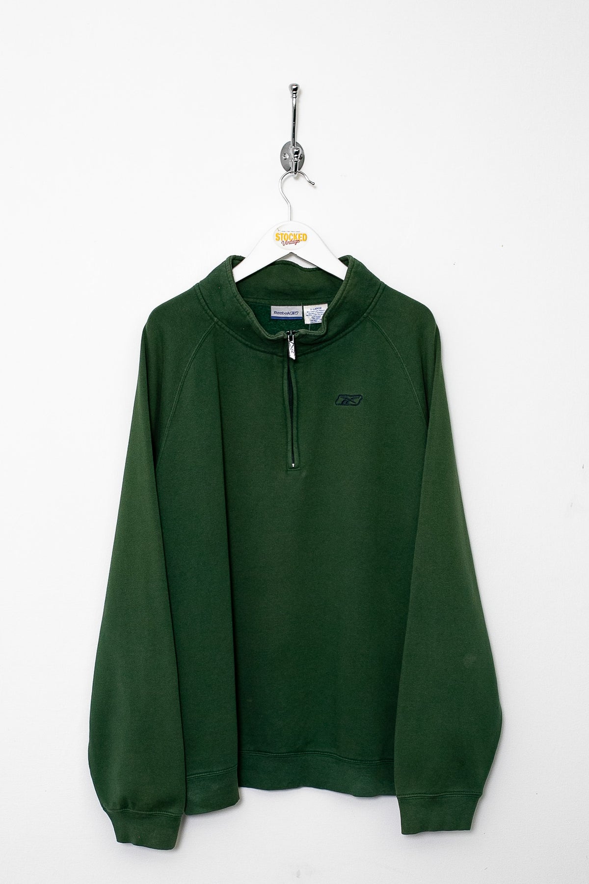 00s Reebok 1/4 Zip Sweatshirt (XL)