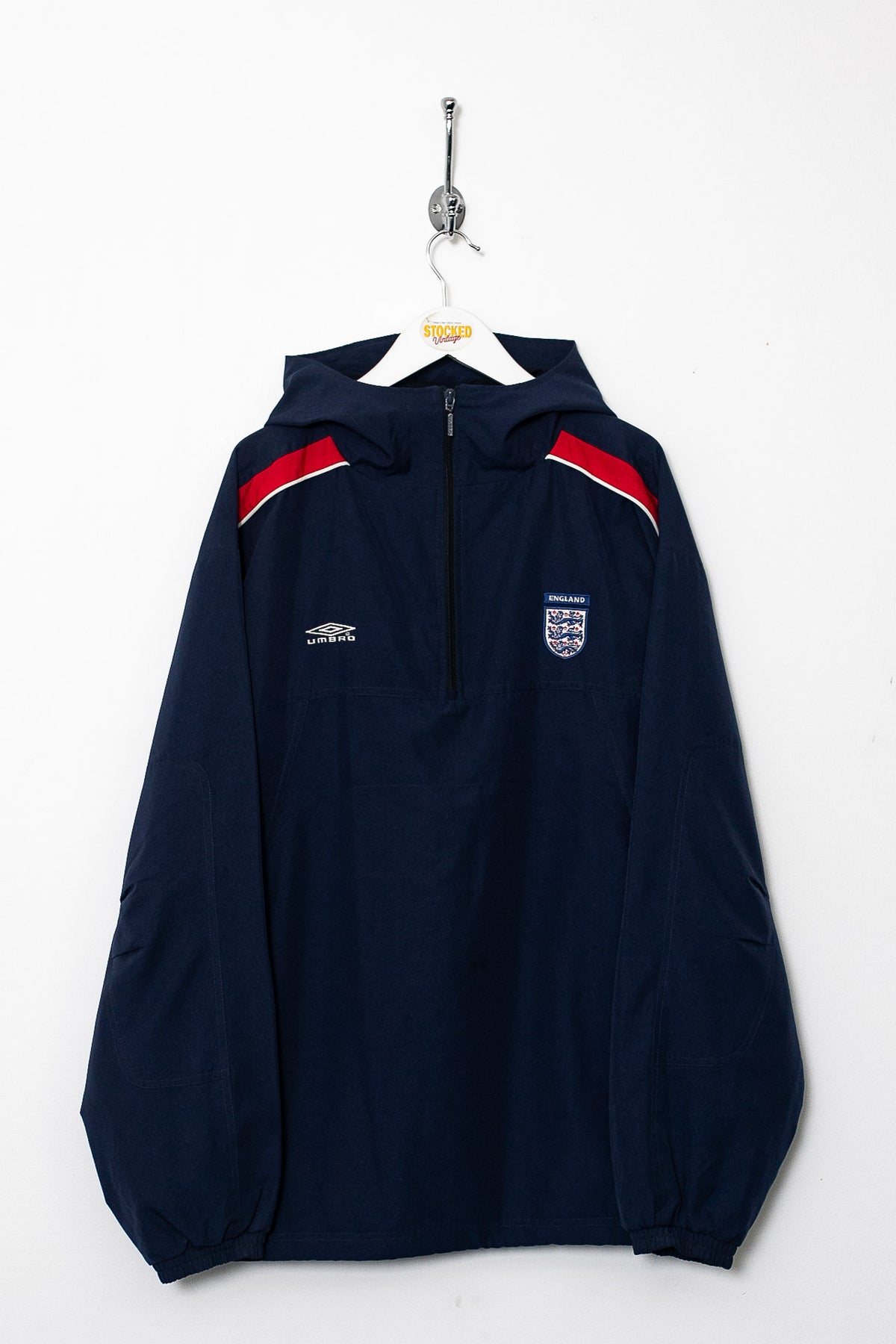 00s Umbro England 1/4 Zip Jacket (L)