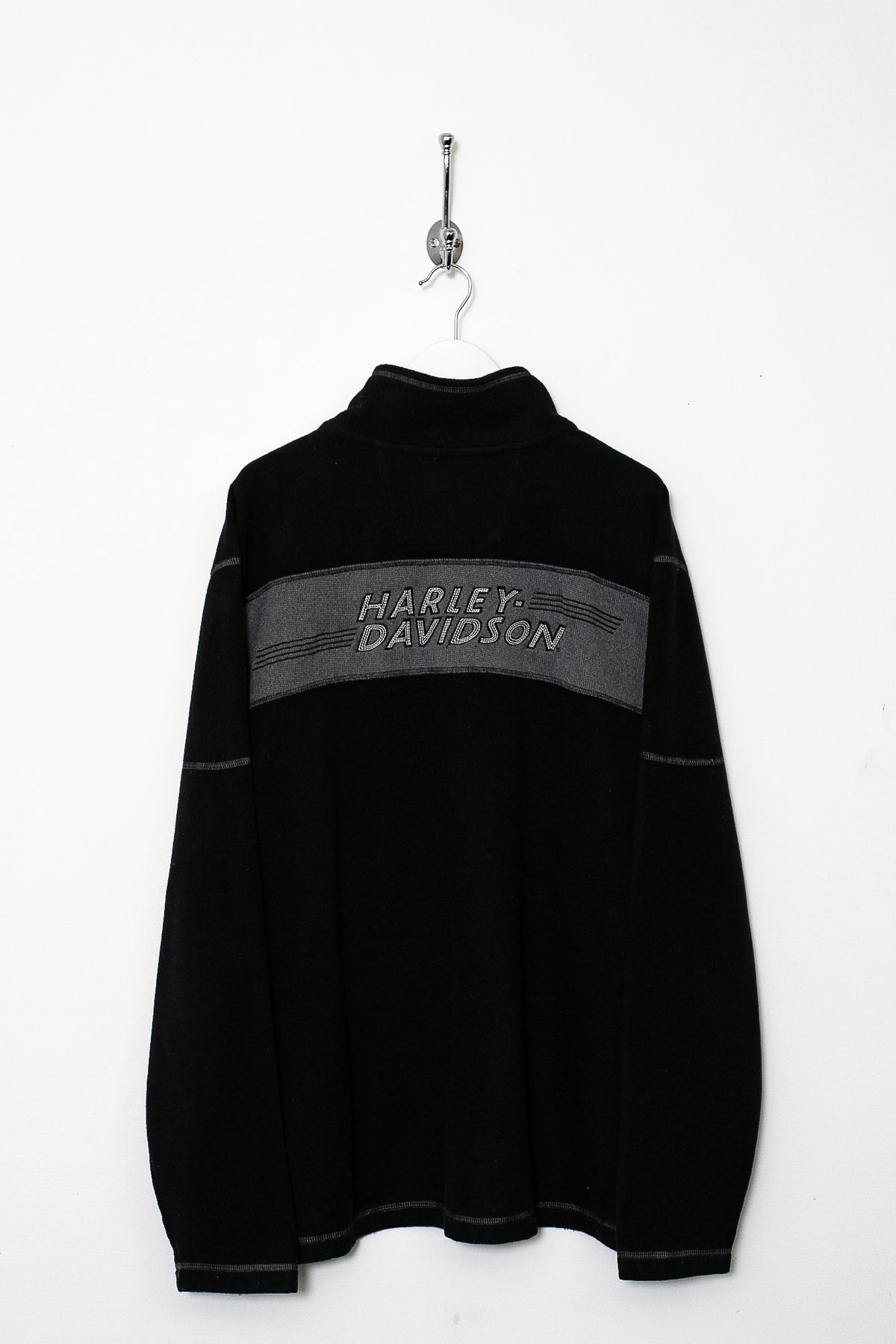 00s Harley Davidson 1/4 Zip Fleece (L)