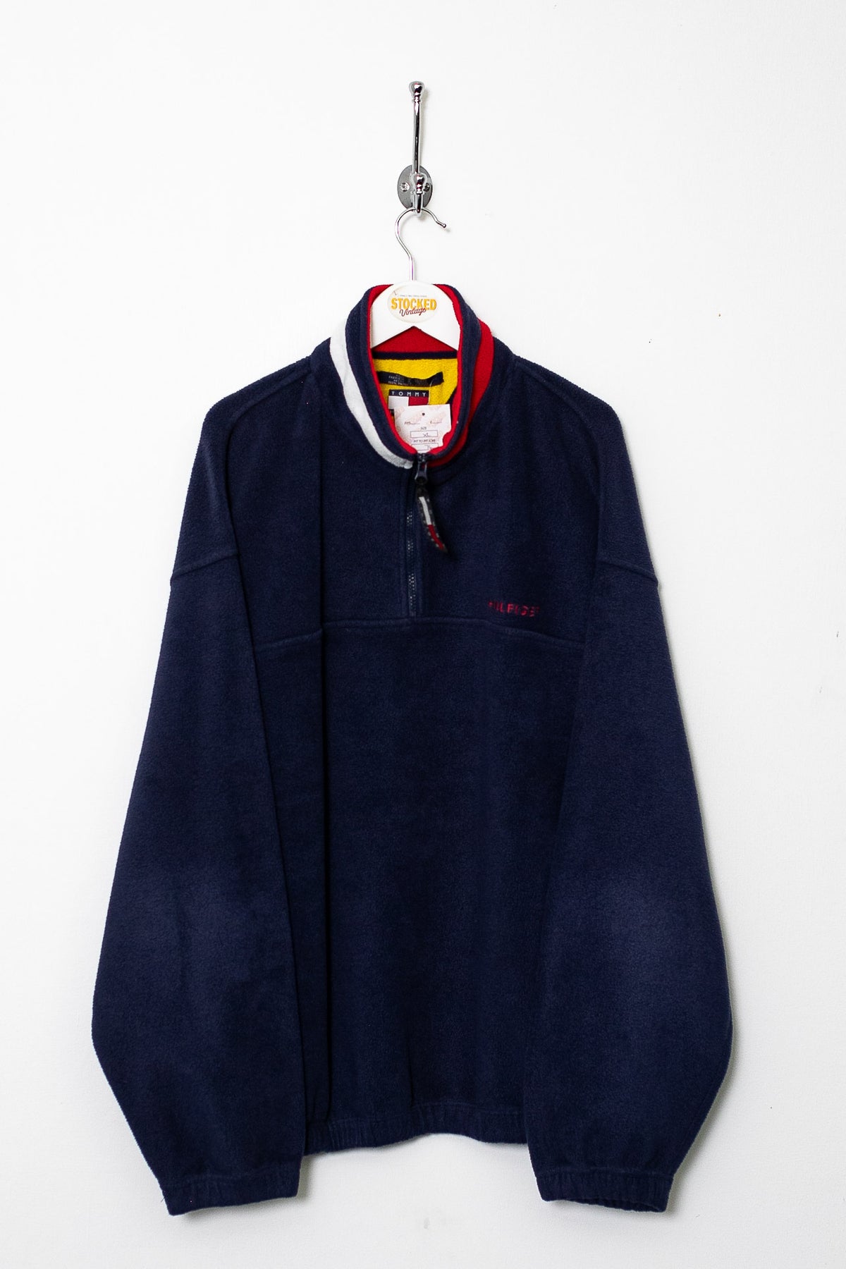 90s Tommy Hilfiger 1/4 Zip Fleece (XL)