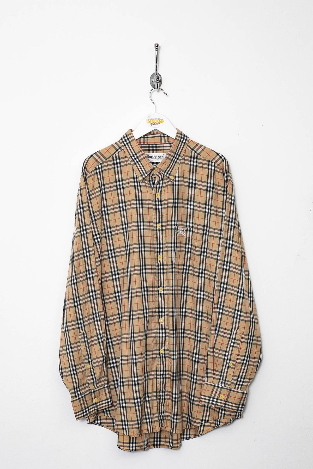 90s Burberry Nova Check Shirt (XL)