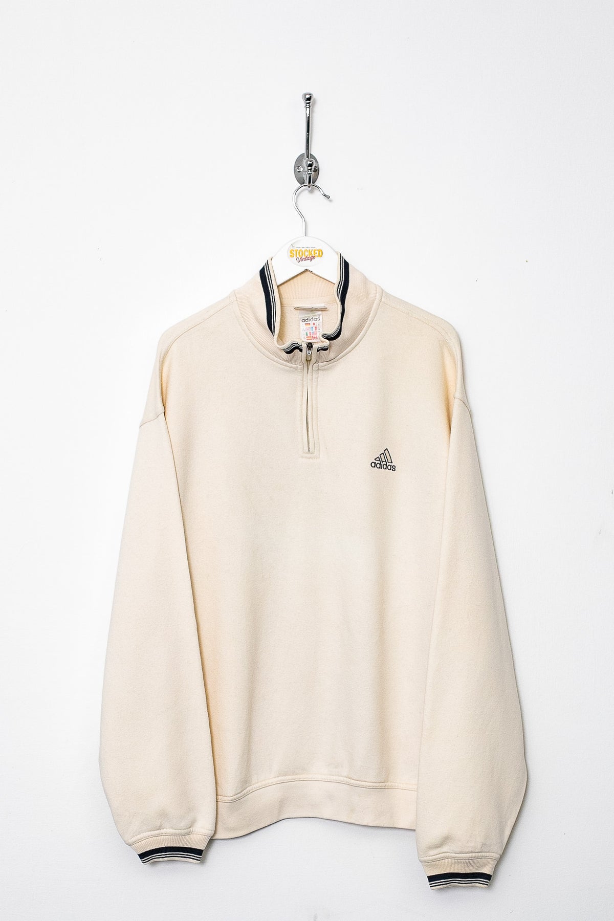 00s Adidas 1/4 Zip Sweatshirt (M)