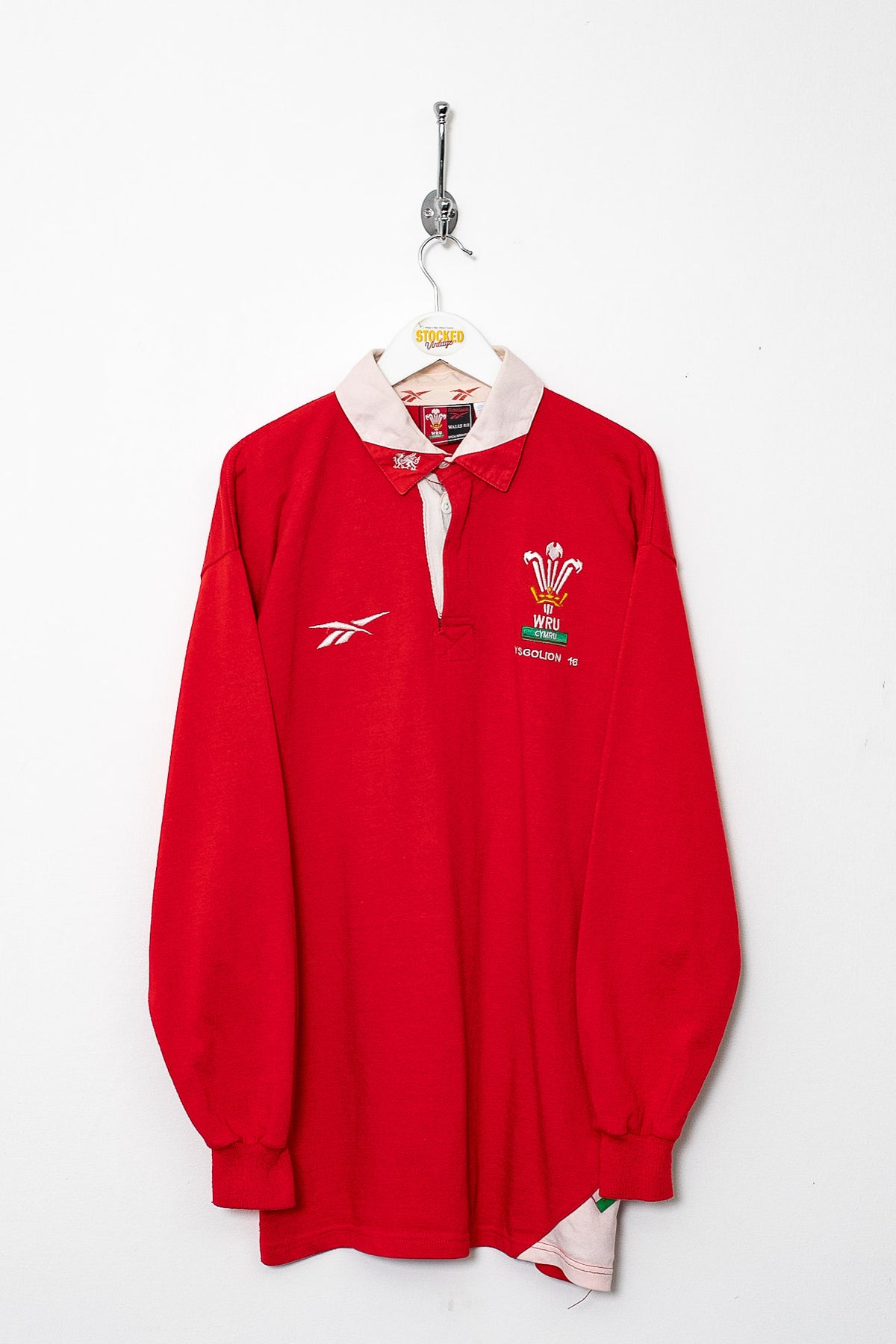 00s Reebok Wales Rugby Shirt (M)