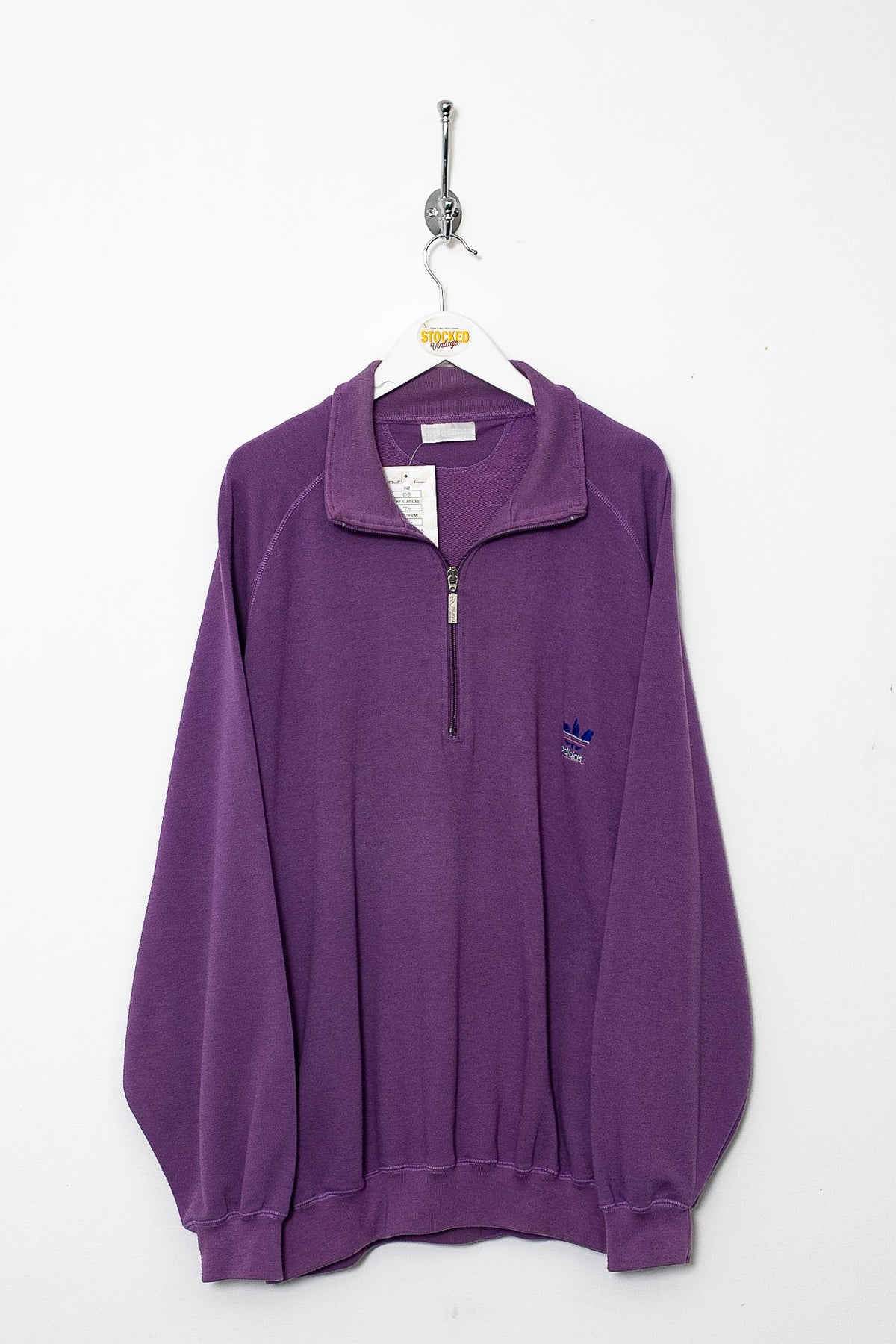 90s Adidas 1/4 Zip Sweatshirt (XL)