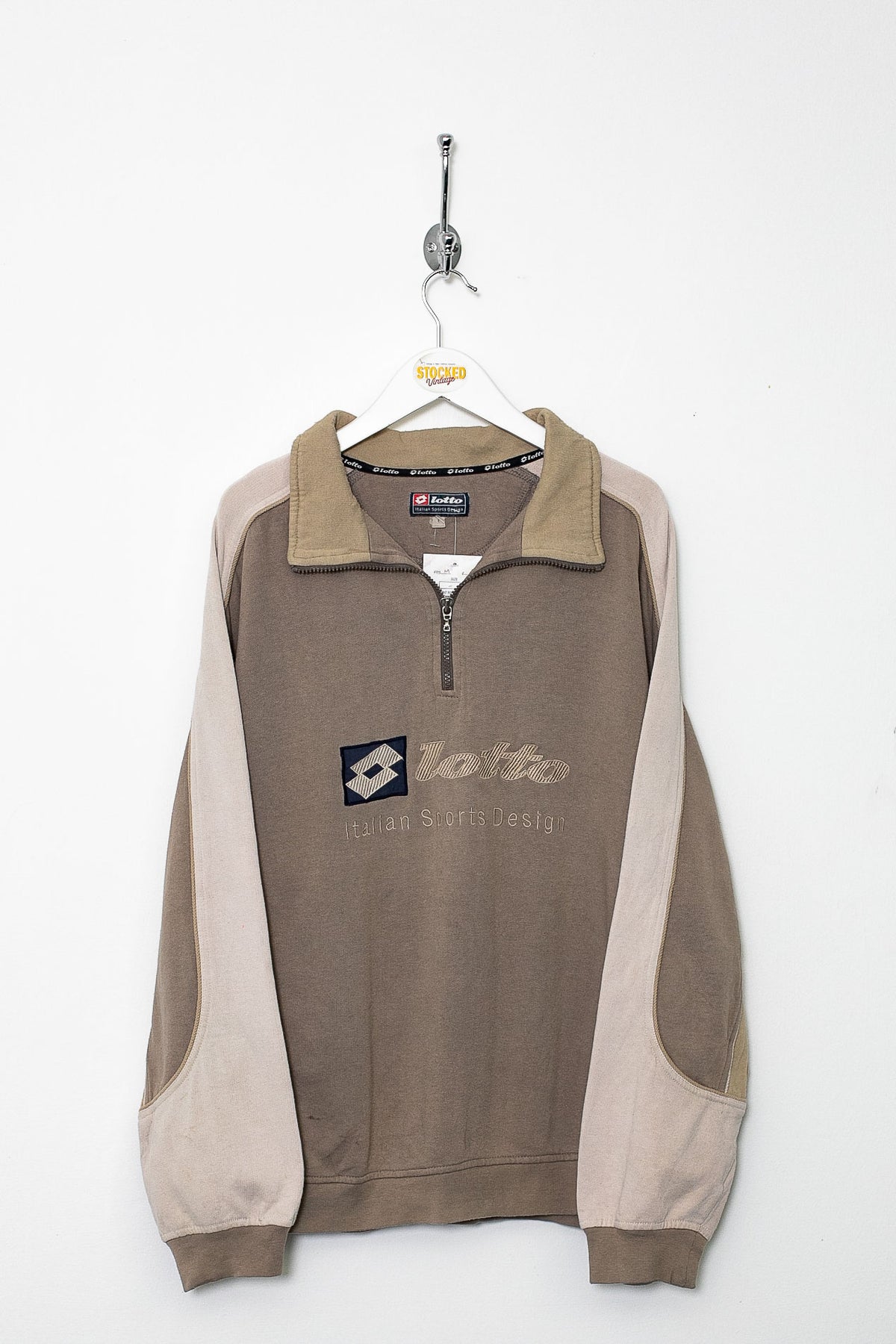 00s Lotto 1/4 Zip Sweatshirt (M)
