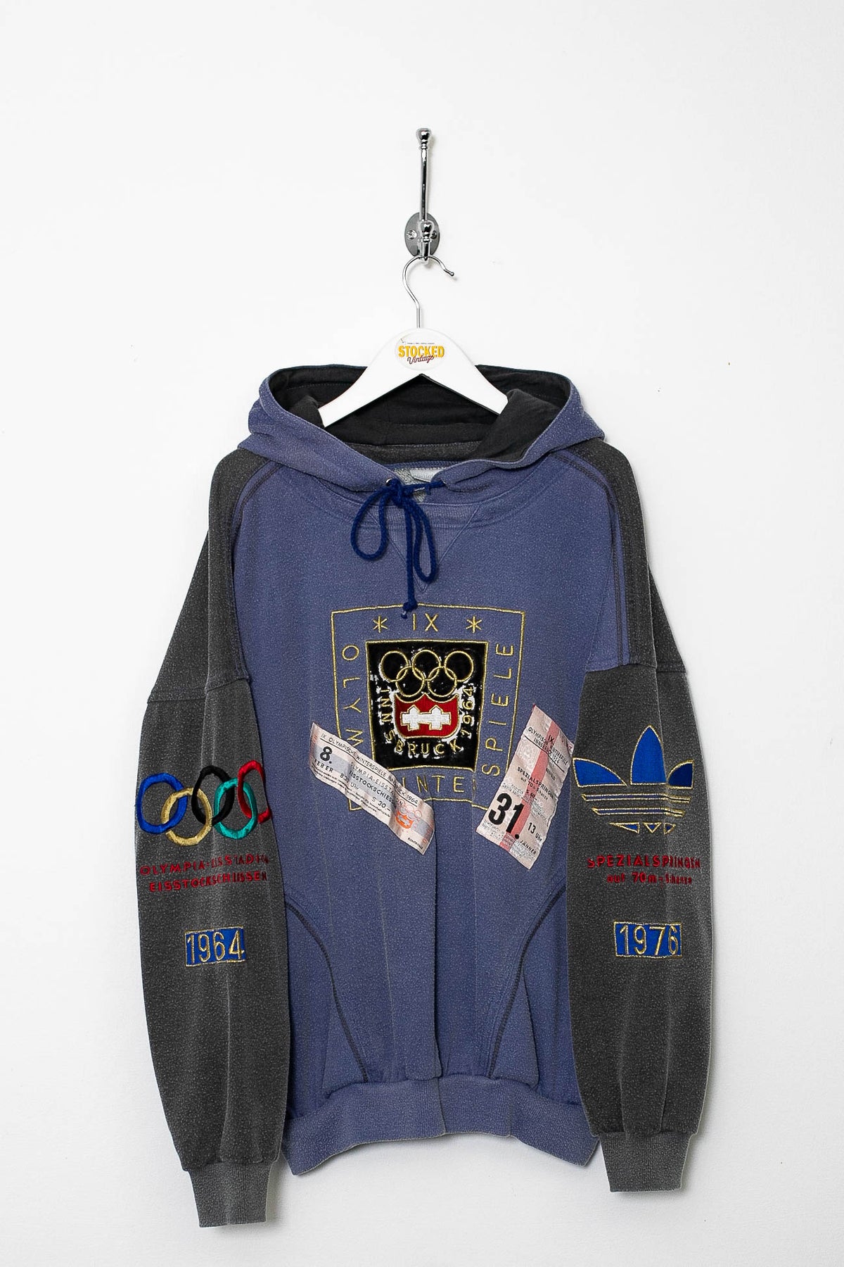 Rare 90s Adidas Olympics Hoodie (L)