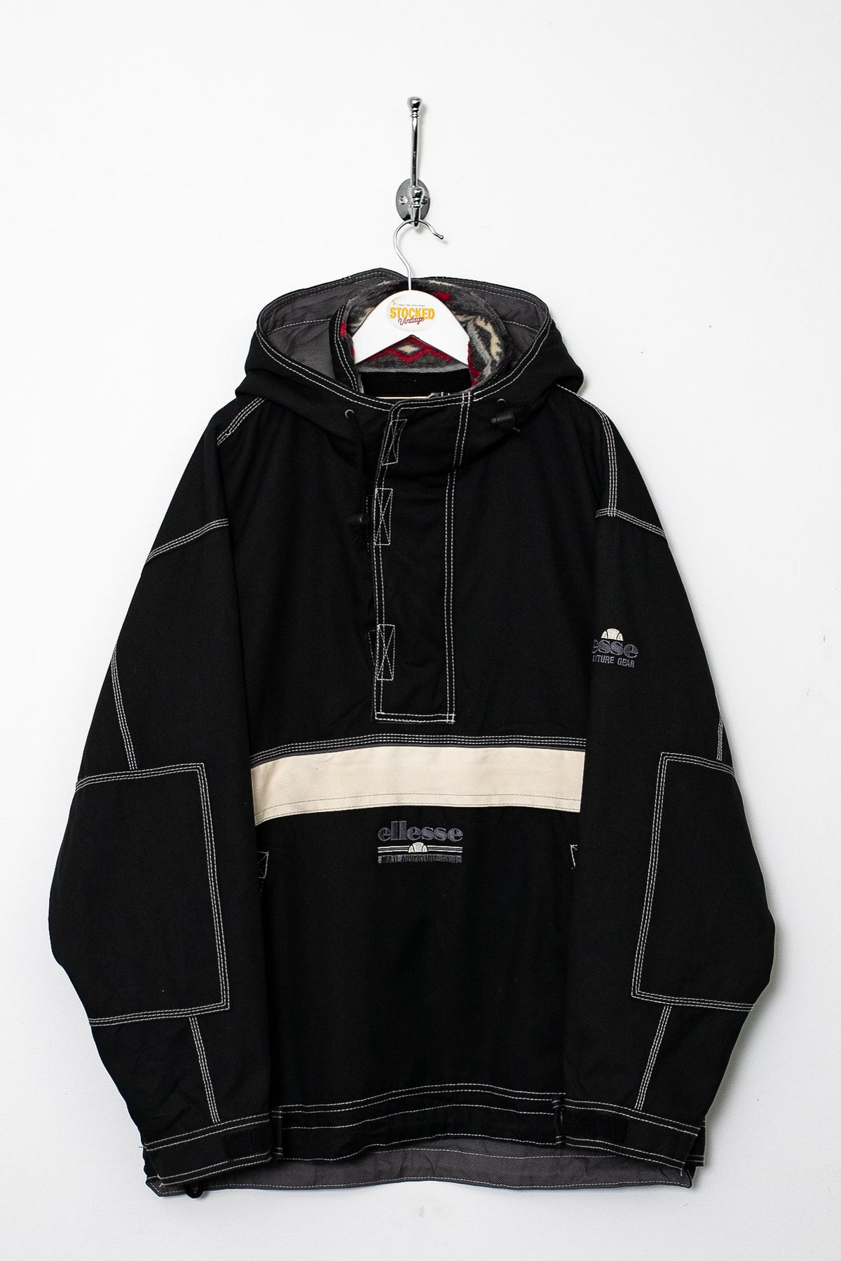 90s Ellesse 1/4 Zip Coat (L)