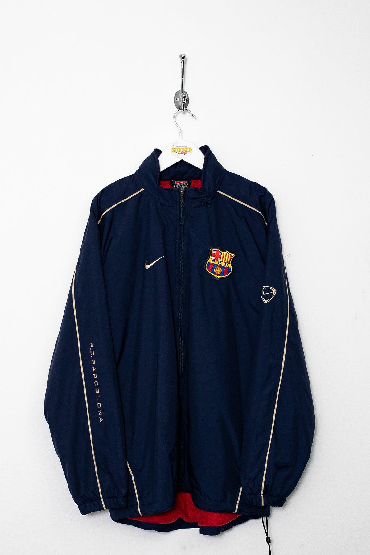 00s Nike Barcelona Fleece Lined Jacket (M)