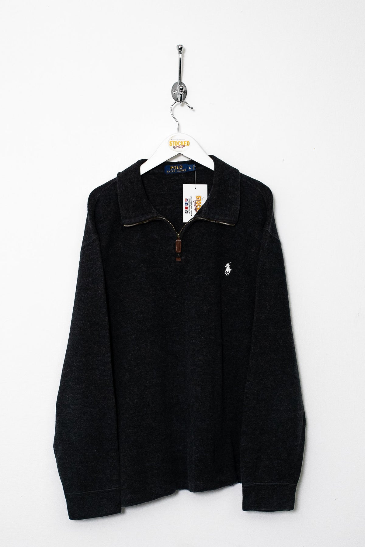 Ralph Lauren 1/4 Zip Sweatshirt (L)